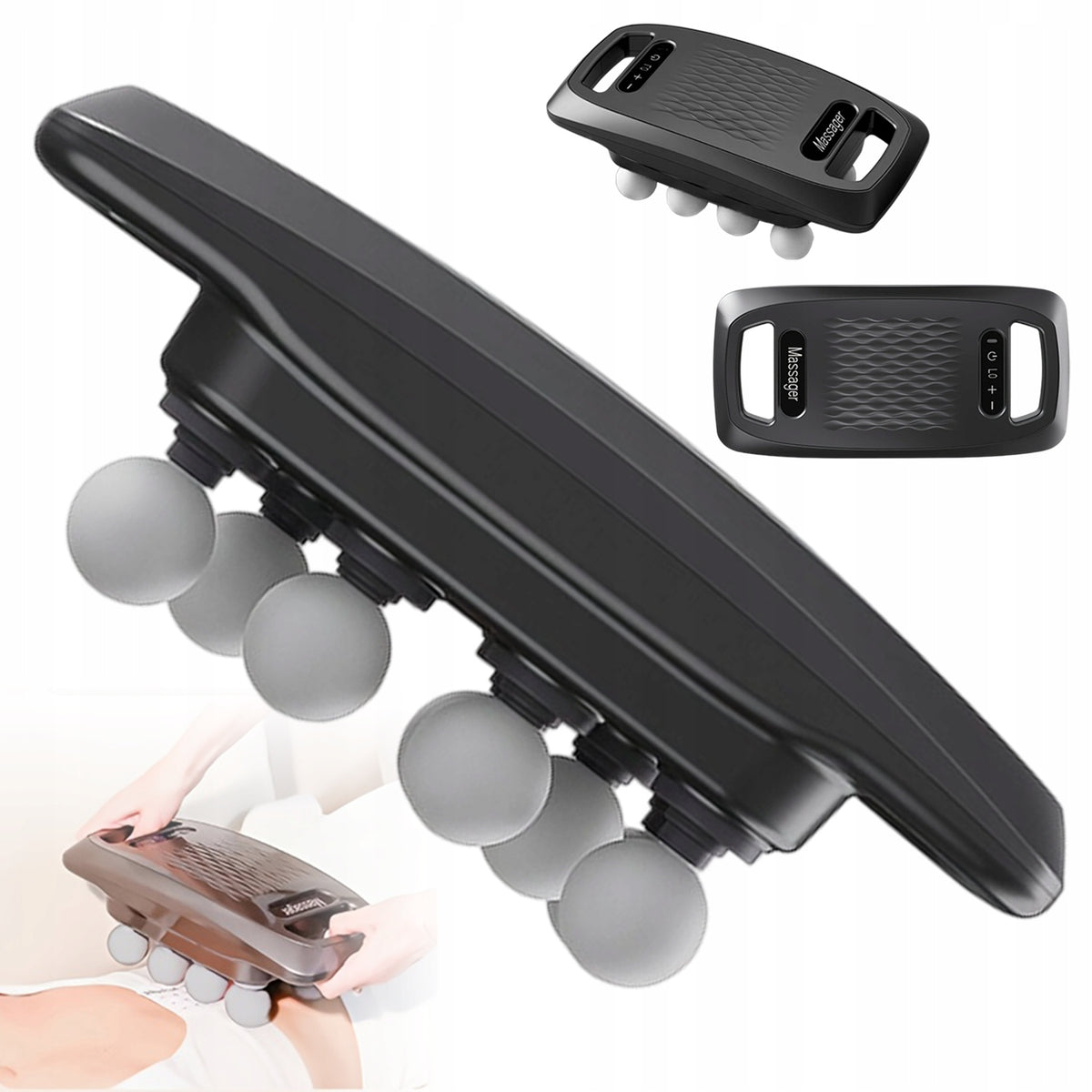 FASCIA MASSAGER 10 HEADS 3200 RPM DEEP TISSUE MASSAGE USB 9 MODES