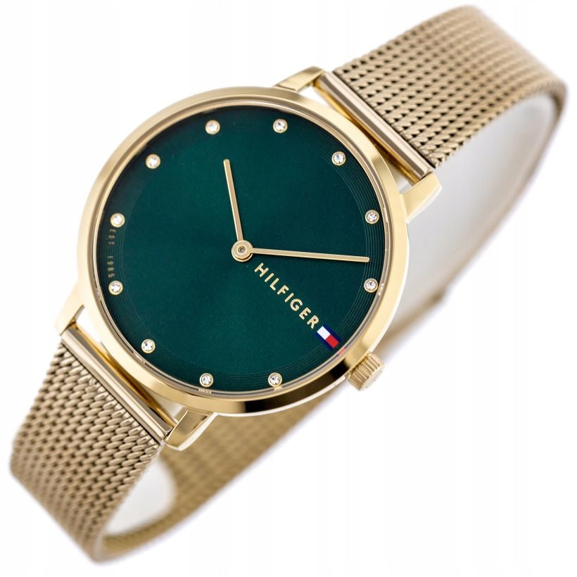 FASHIONABLE AND ELEGANT WOMEN'S WATCH TOMMY HILFIGER 1782668 WITH GREEN DIAL