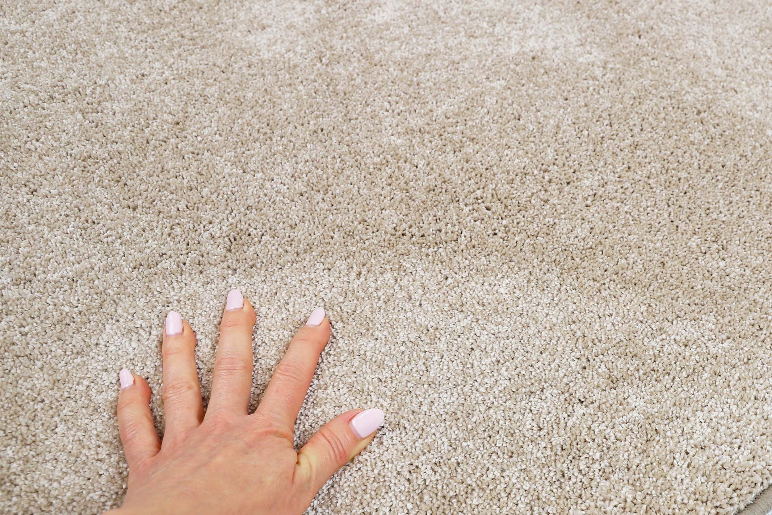 FASHIONABLE CARPET FOR LIVING ROOM BEDROOM SOFT THICK BEIGE 120X160 cm Beverly Color beige