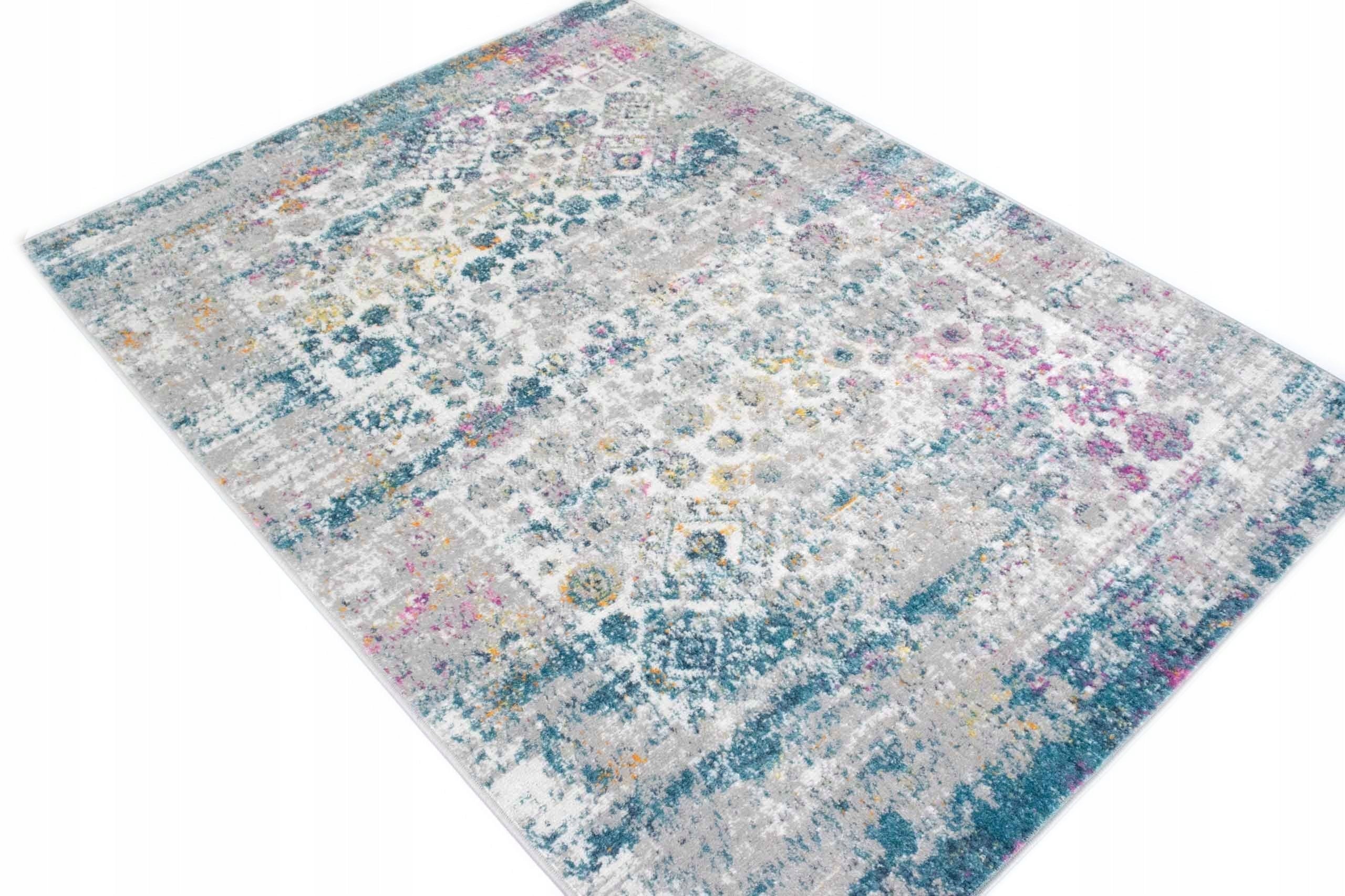 FASHIONABLE CARPET FOR LIVING ROOM ZANZIBAR ETNO BOHO 160x220cm Manufacturer code D253A A/ GREY