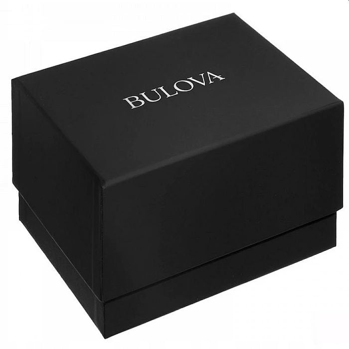 FASHIONABLE GOLD WOMEN'S WATCH BULOVA 97P150 SUTTON WITH DIAMONDS 28MM + BOX Brand Bulova