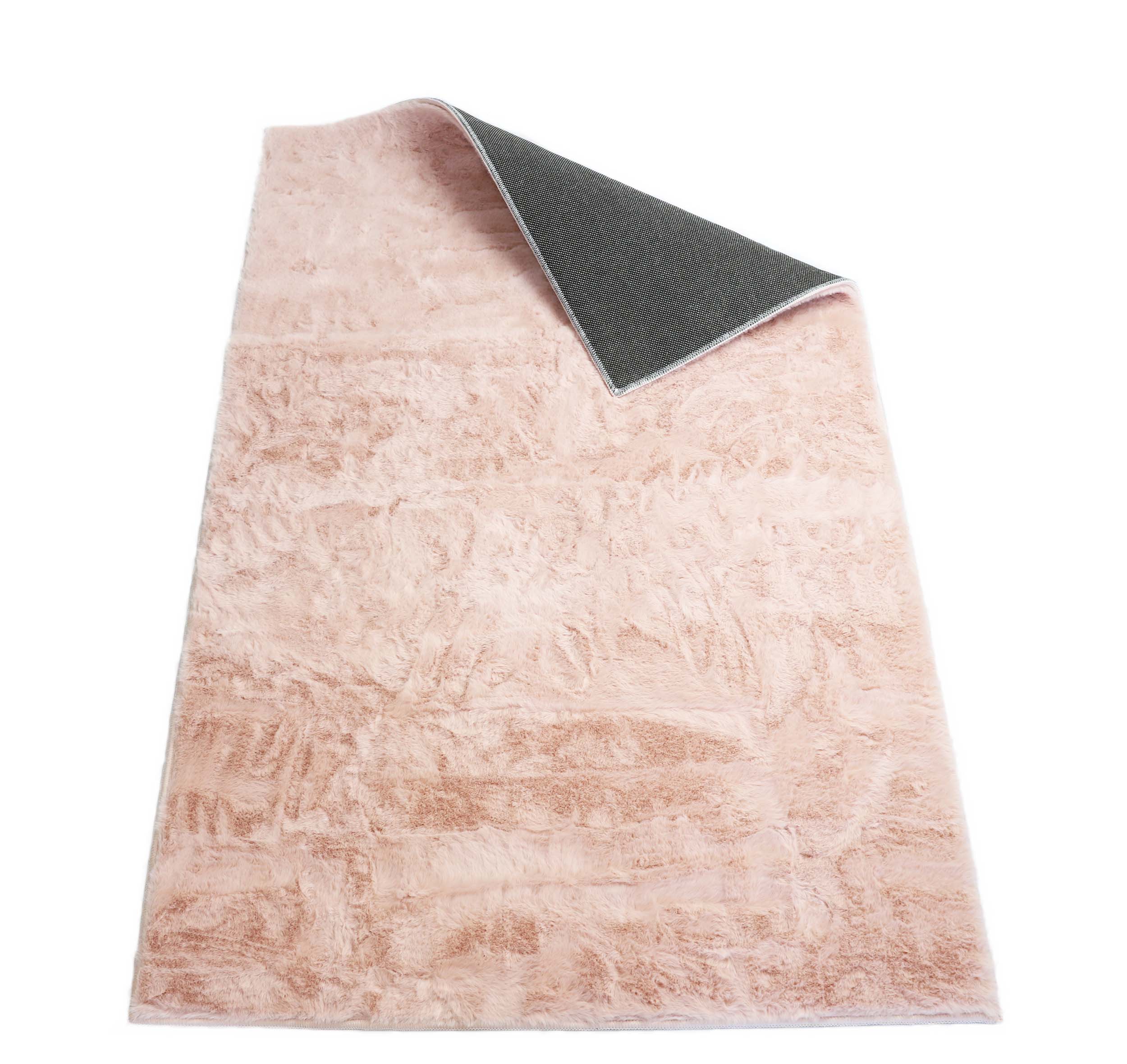FASHIONABLE PLUSH CARPET RABBIT FUR SOFT VELVET RABBIT 140x200 cm Length 200 cm