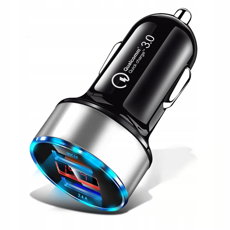 FAST 3.1A CAR CHARGER LED QUICK CHARGE 3.0 Koanni