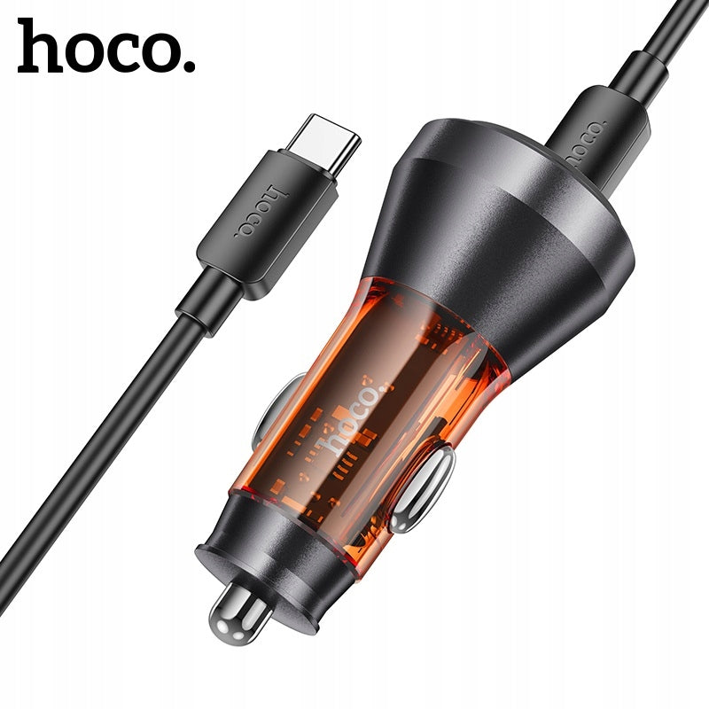 FAST CAR CHARGER FAST CHARGING 60W 2 x USB-C + USB-A LED EAN (GTIN) 6942007615556