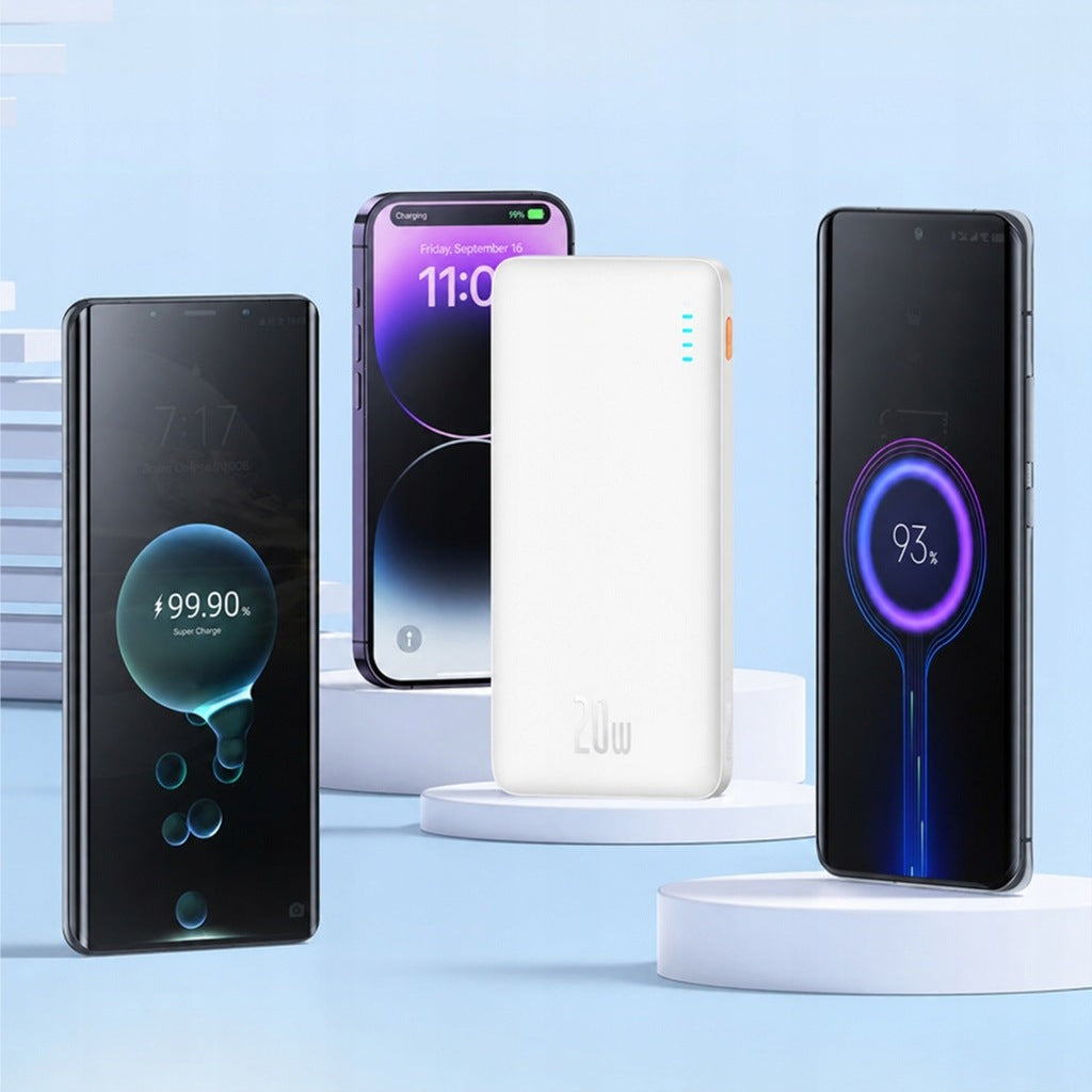 FAST POWERBANK BASEUS TRAVEL 10000mAh 20W PD QC USB-C USB-A POWER BANK Manufacturer code PPQD090002