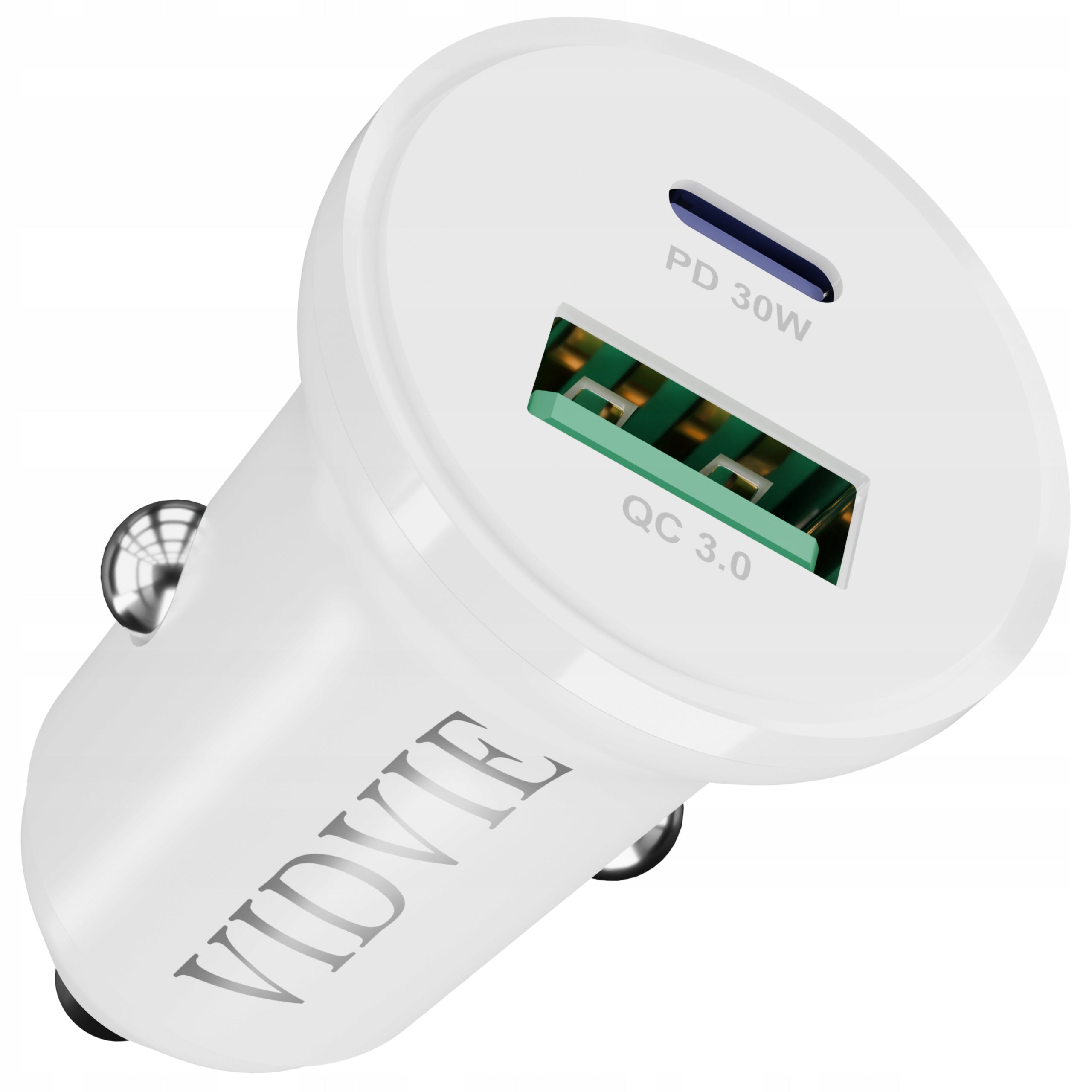 FAST POWERFUL USB Car Charger USB-C TYPE-C QC 3.0 PD 30W