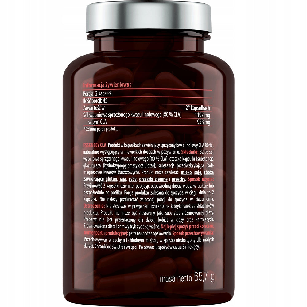 FAT BURNER 60 DAYS CONJUGATED Metabolism LINOLEIC ACID 958 MG 90 kaps Packaging status original