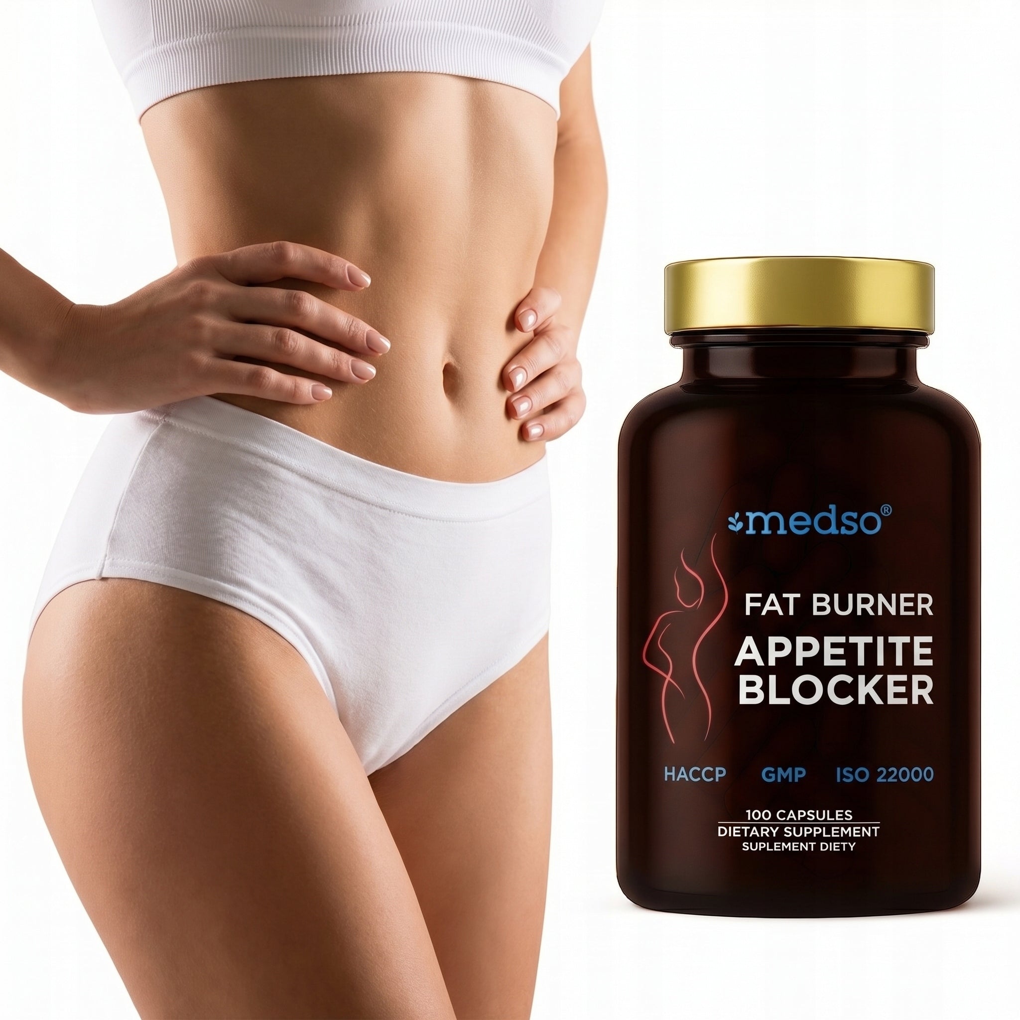 FAT BURNER APPETITE BLOCKER SLIMMING REDUCTION 100CAPS. Expiration date at least 1 year from the date of purchase