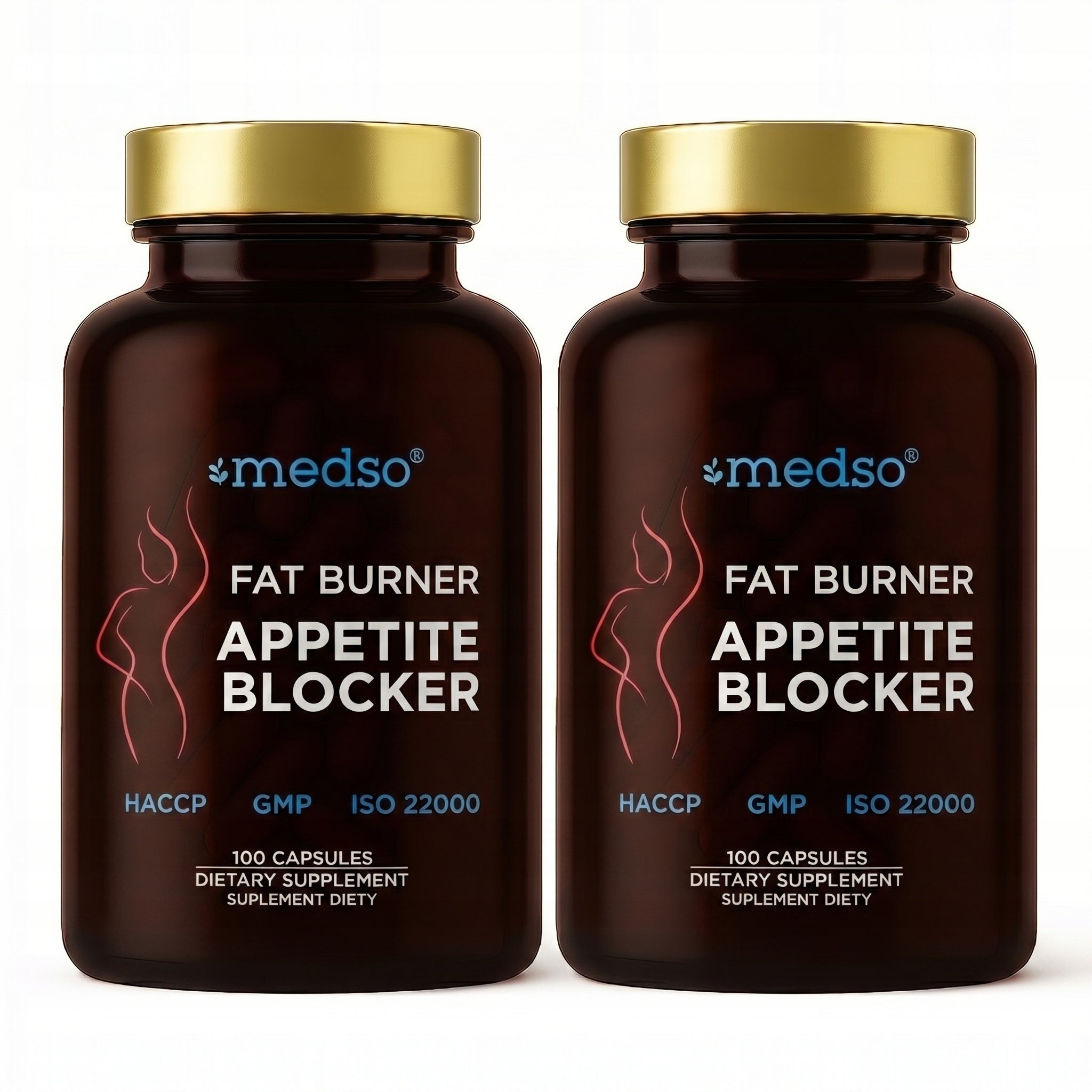 FAT BURNER APPETITE BLOCKER SLIMMING REDUCTION 2x 100CAPS.
