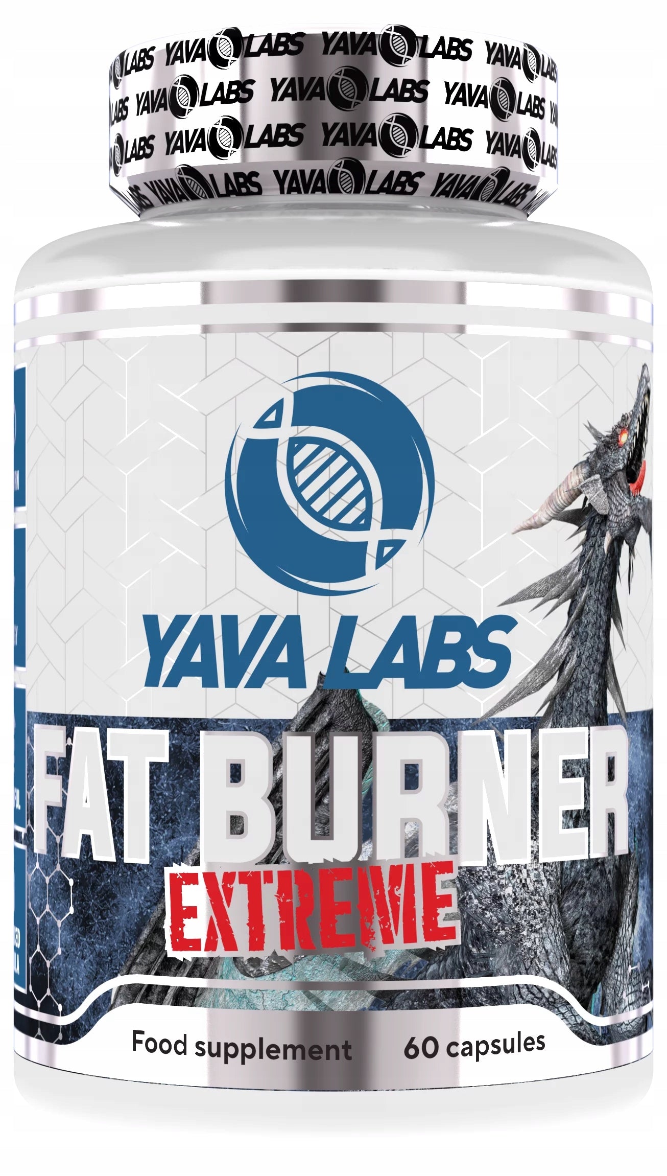 FAT BURNER EXTREME 60 CAPS YAVA LABS Packaging status original