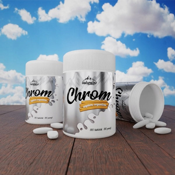 FAT BURNER for slimming Naturalne Nutrition Chromium 180 tab Manufacturer code 5902444710734