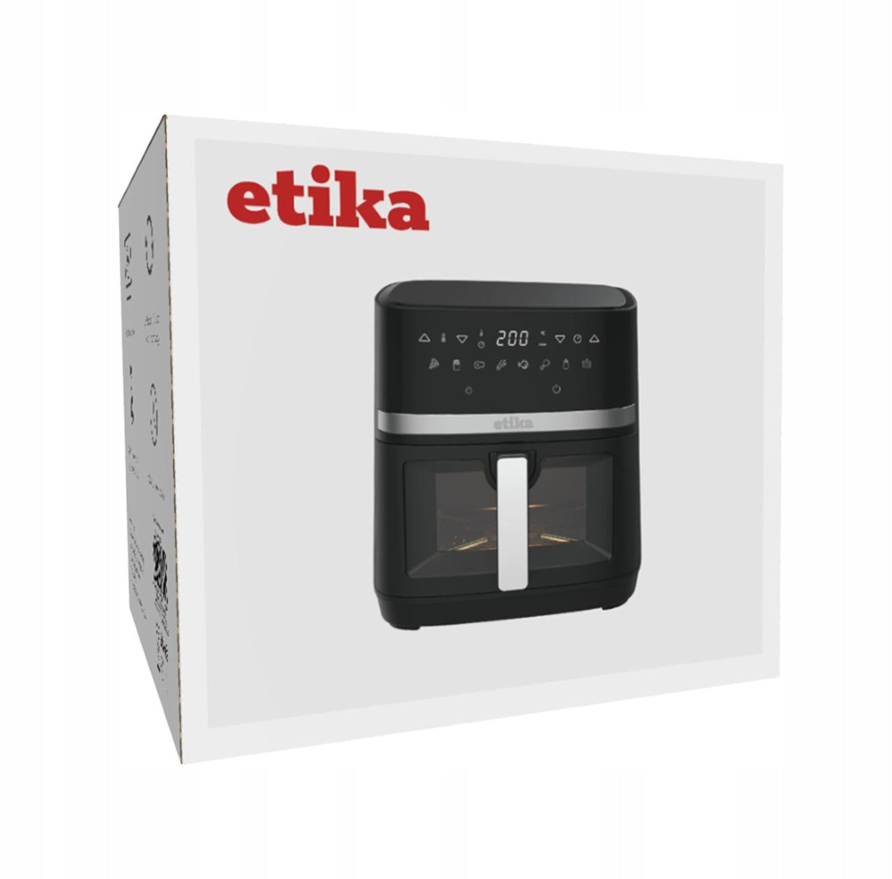 FAT FREE AIR FRYER LARGE 8L 1800W BOWL XL Brand Etika