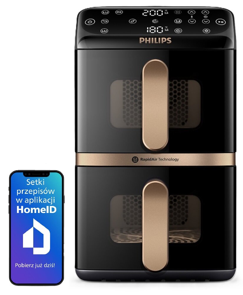 FAT FREE FRYER PHILIPS AirFryer Ovi Dual NA462/70 2750W 10L Manufacturer code NA462/70