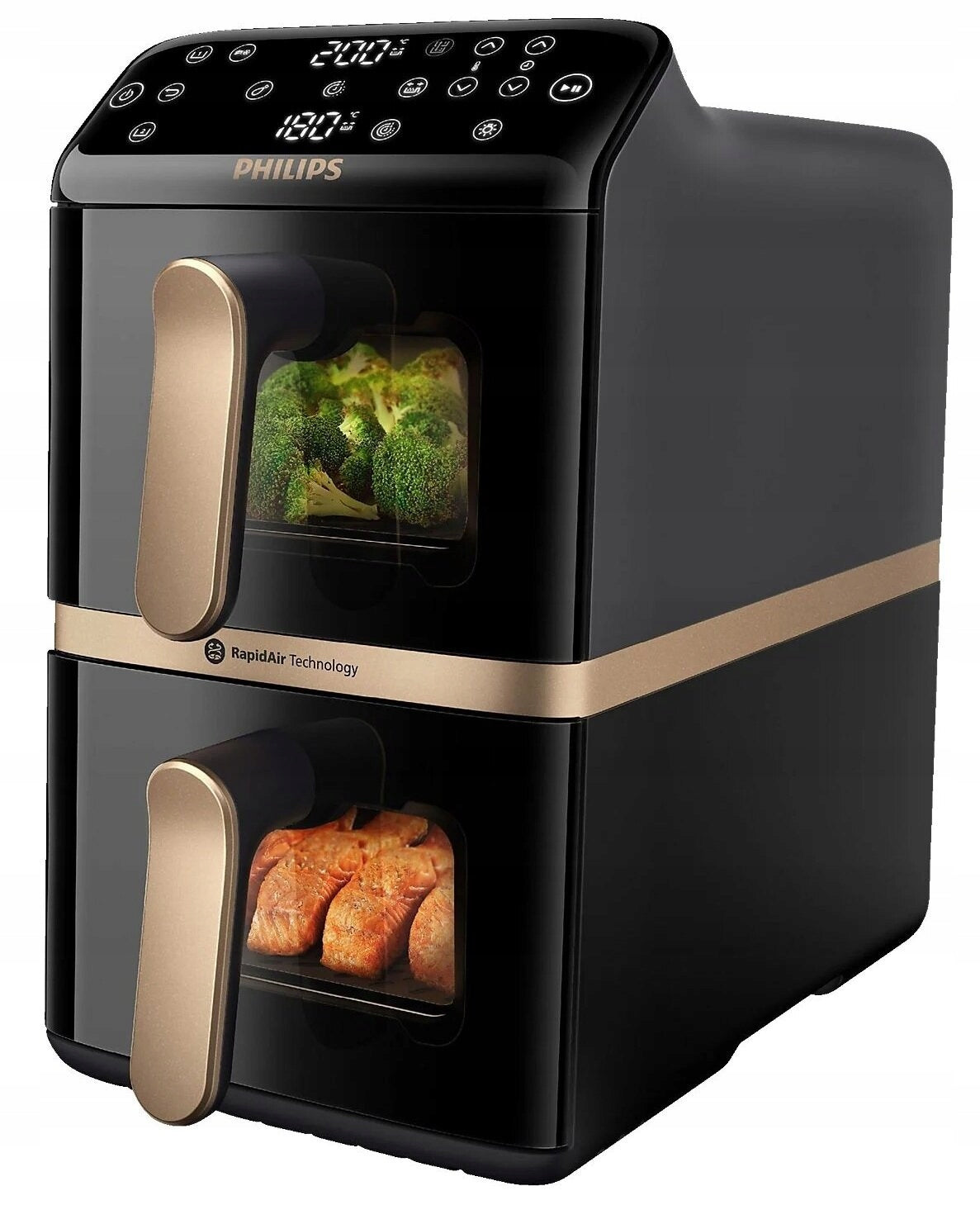 FAT FREE FRYER PHILIPS AirFryer Ovi Dual NA462/70 2750W 10L