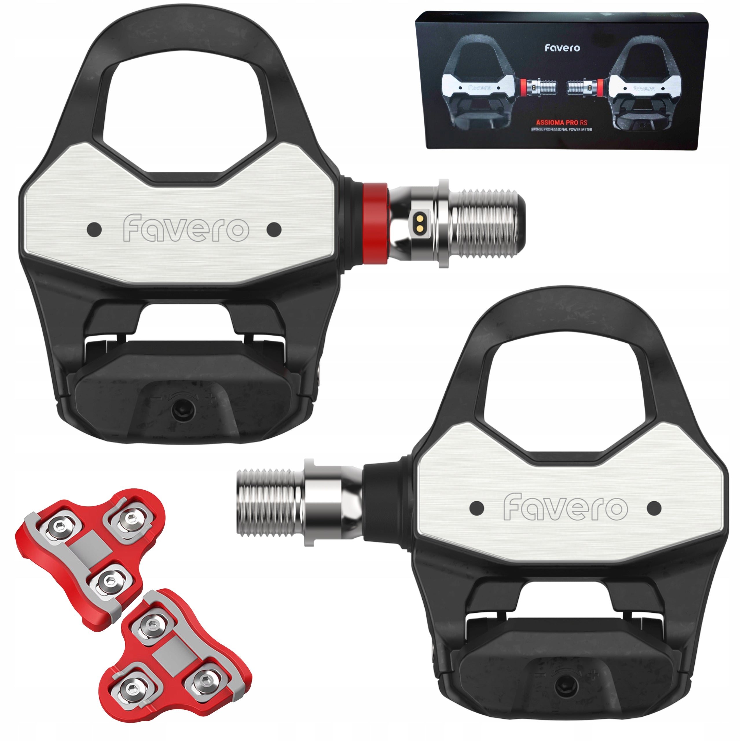 FAVERO ASSIOMA PRO RL-1 Road Pedals with Power Measurement LIGHTEST 259 g