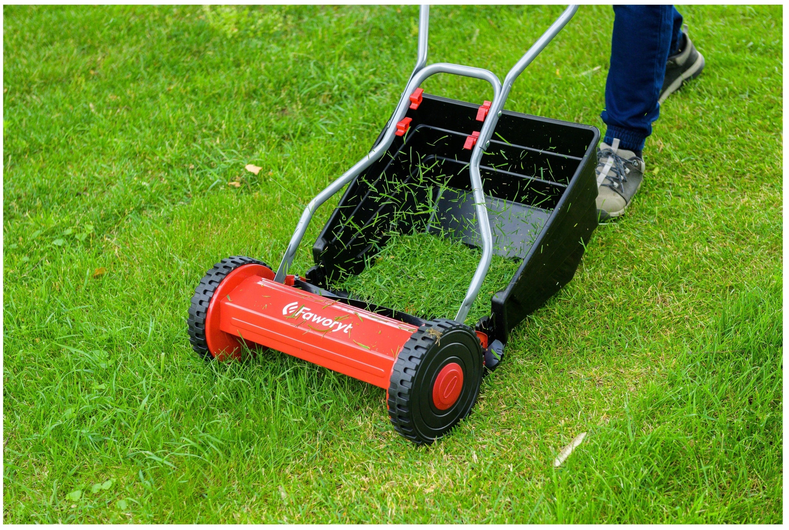 FAWORYT DRUM MOWER TKR300 MECHANICAL SPINDLE PUSH 30cm Brand Faworyt