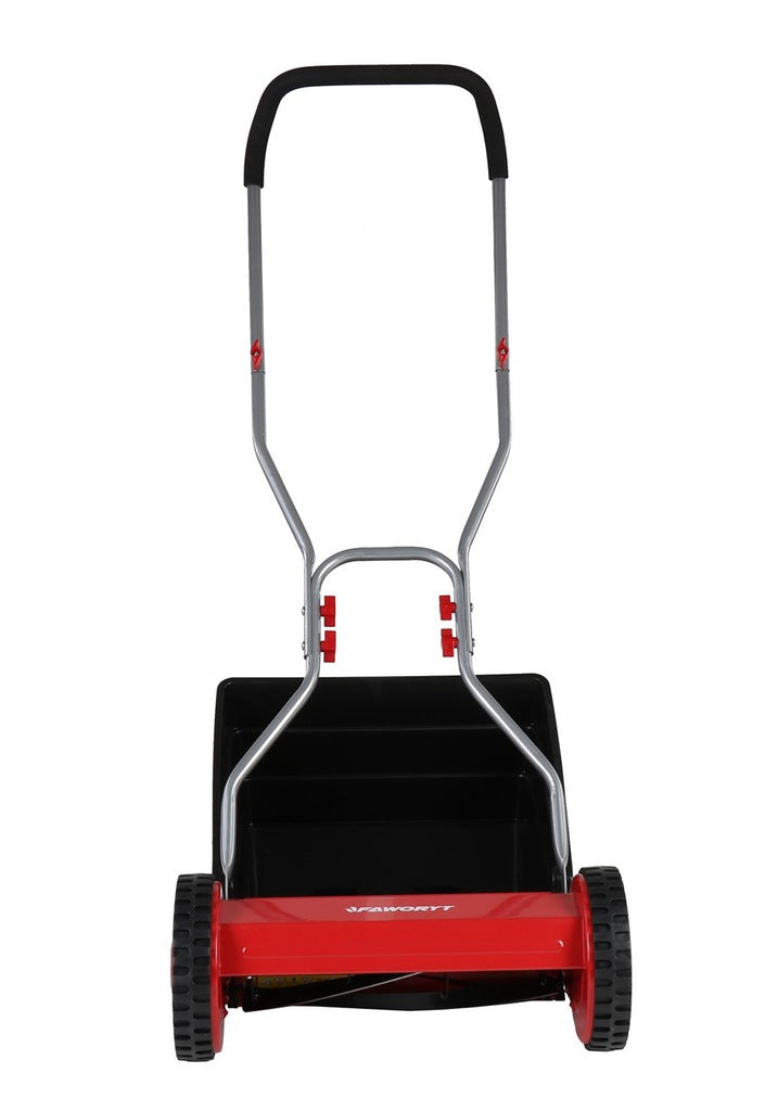 FAWORYT DRUM MOWER TKR380 MECHANICAL SPINDLE PUSH 38cm Basket with a basket
