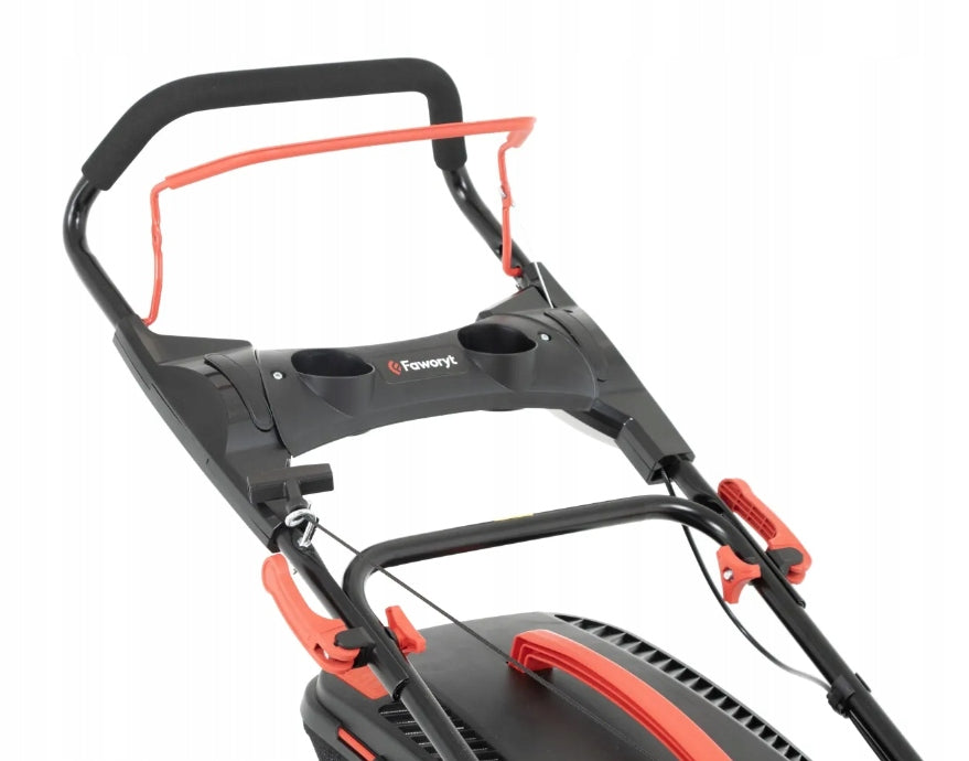 FAWORYT LARGE POWERFUL LAWN MOWER WITH BASKET 51cm LONCIN 196cc Mowing width 51 cm
