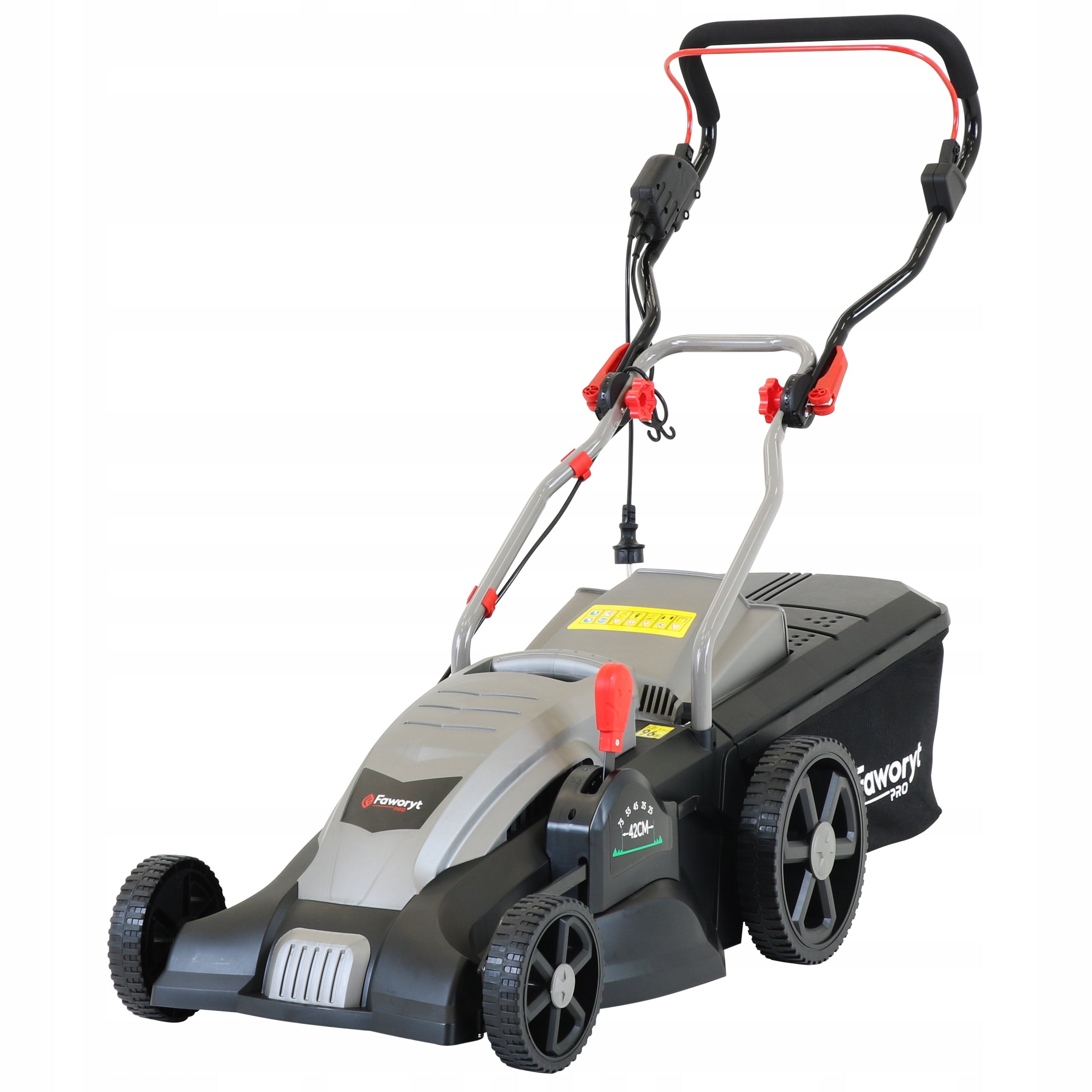 FAWORYT PRO INDUCTION ELECTRIC MOWER BASKET 1800W 42cm Engine power 1800 W