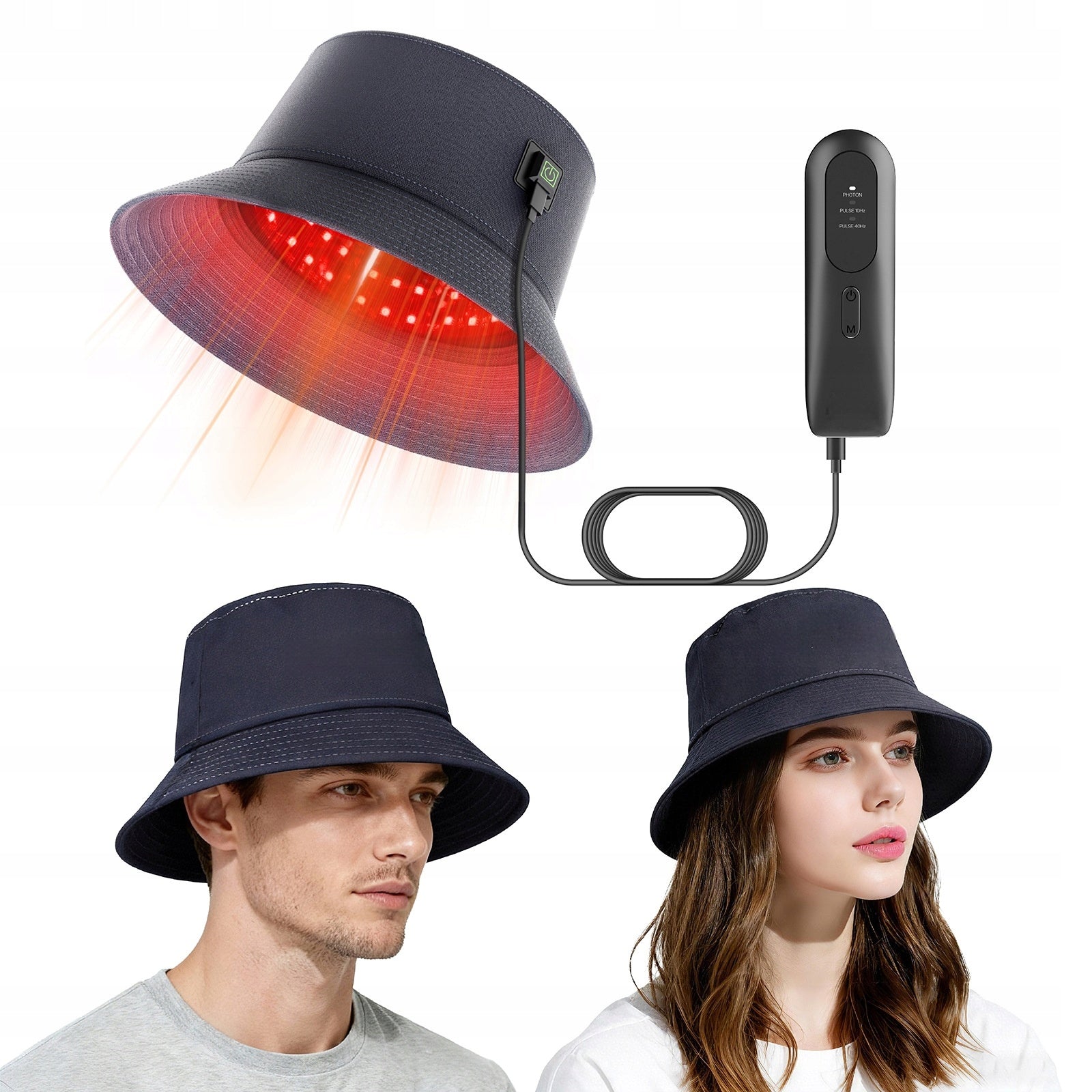 FDA Cleared Red Light Therapy Hair Growth Cap, 336 Chips, With Controller