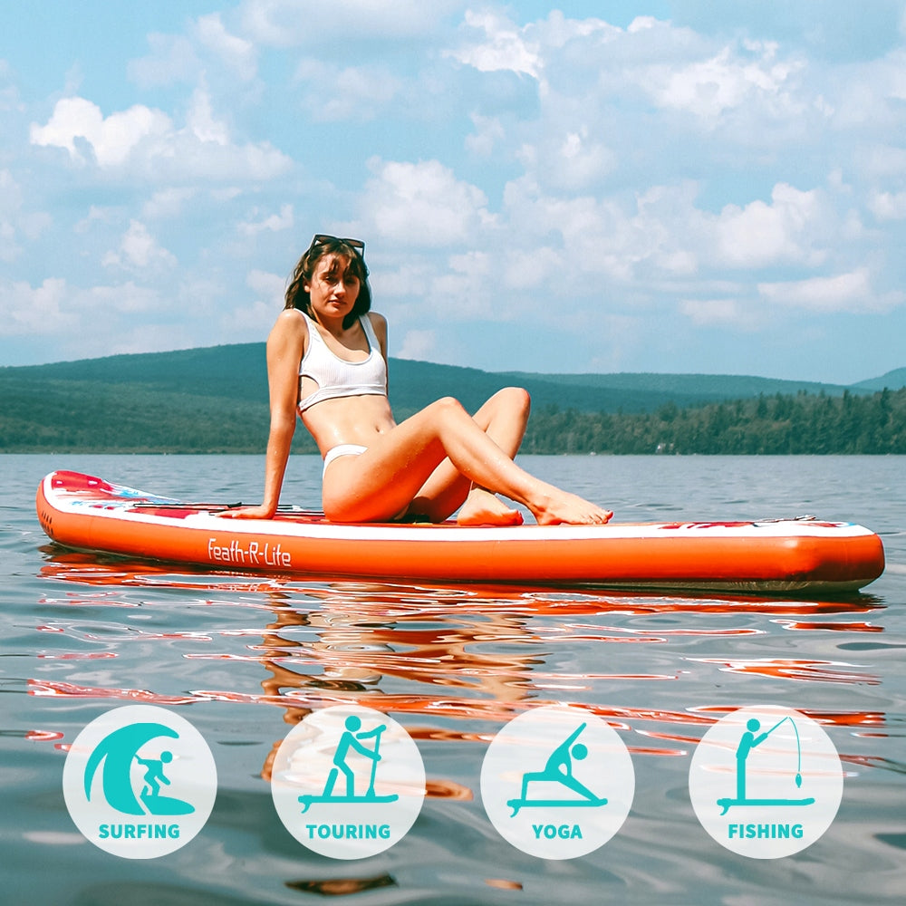 FEATH-R-LITE FR01E Inflatable Paddle Board SUP Board 350cm with Accessories Brand FunWater