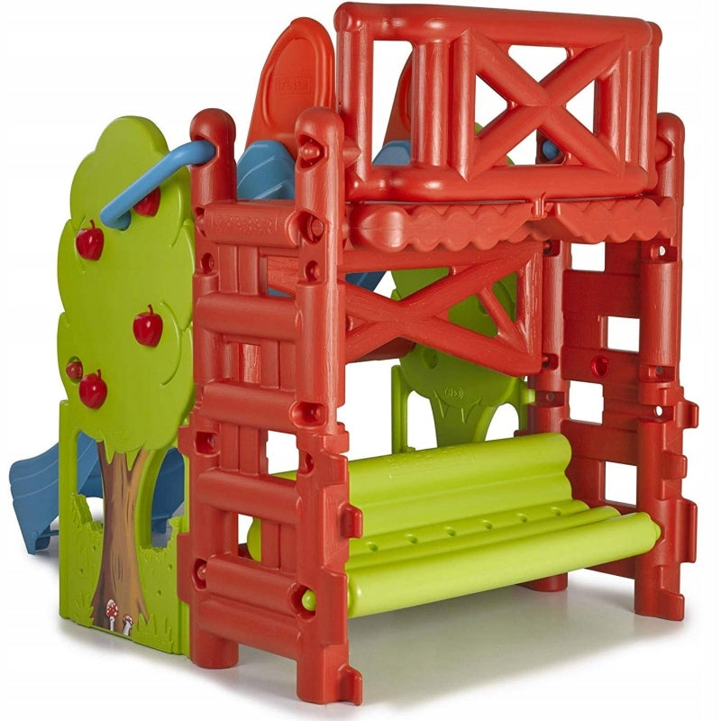 FEBER Toys Square with Slide and Wood House Table Kind plastic