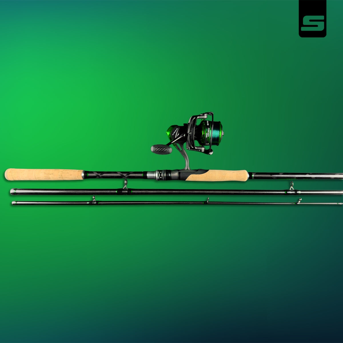 FEEDER FISHING SET 3,6M CARBON PREMIUM FISHING ROD REEL FISHING LINE Brand Sahido
