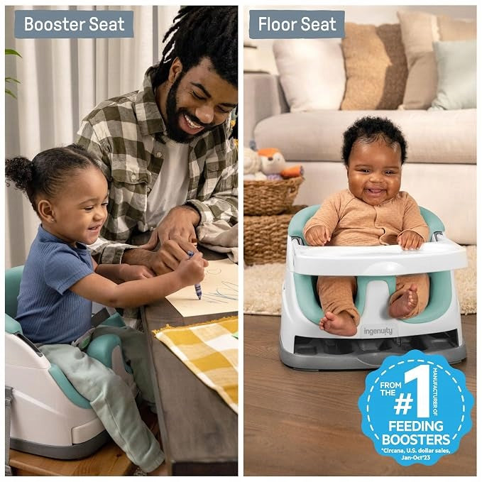 FEEDING CHAIR GREEN RUBBER Children's Safe Comfortable Brand no brand