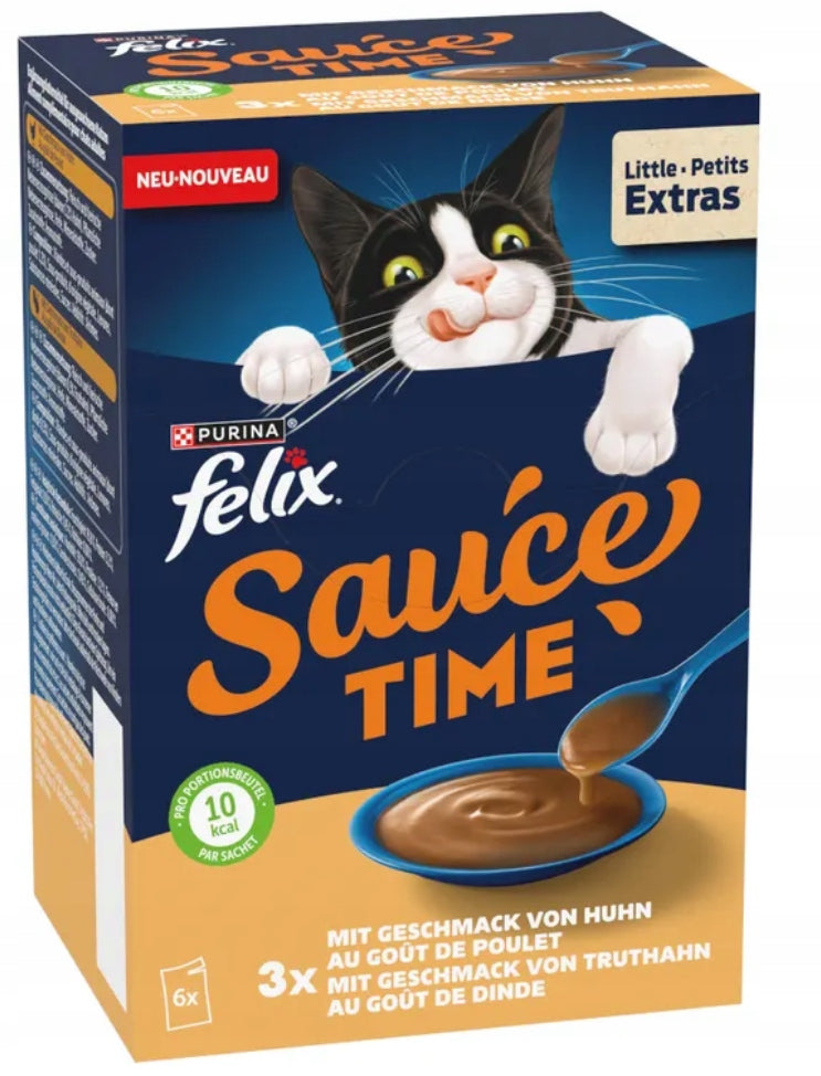 FELIX sauce time with chicken and turkey flavor 6x40g
