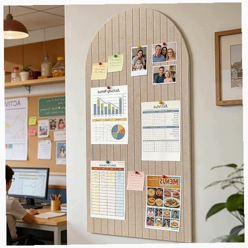 FELT BOARD ANNOUNCEMENTS 80X40 CM WITH 45 PINS FOR HOME OFFICE for children