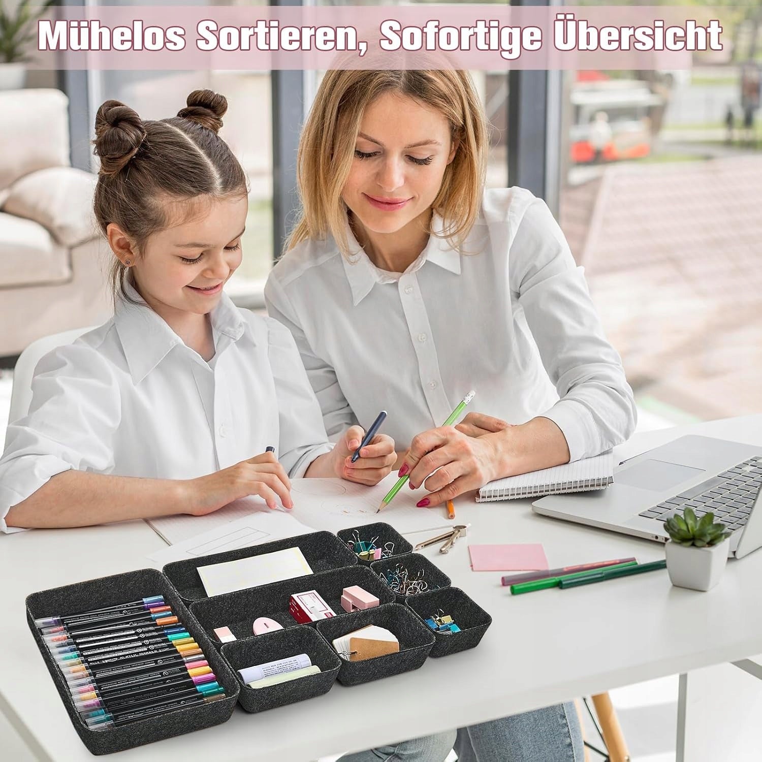 FELT DRAWER ORGANIZER SET OF 8 4 SIZES ORDER CARTRIDGE Brand no brand