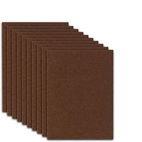 FELT PADS FOR FURNITURE SELF ADHESIVE FLOOR PROTECTION 10 PCS Wooden Brand no brand