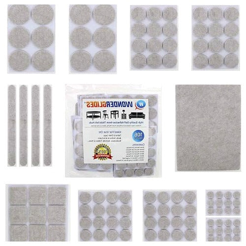 FELT PADS FOR FURNITURE SELF-ADHESIVE FLOOR PROTECTION 106 PCS.