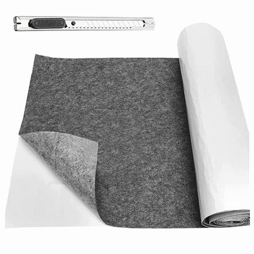 FELT SELF ADHESIVE DARK GREY ROLL 40X220 CM THICKNESS 3MM for home