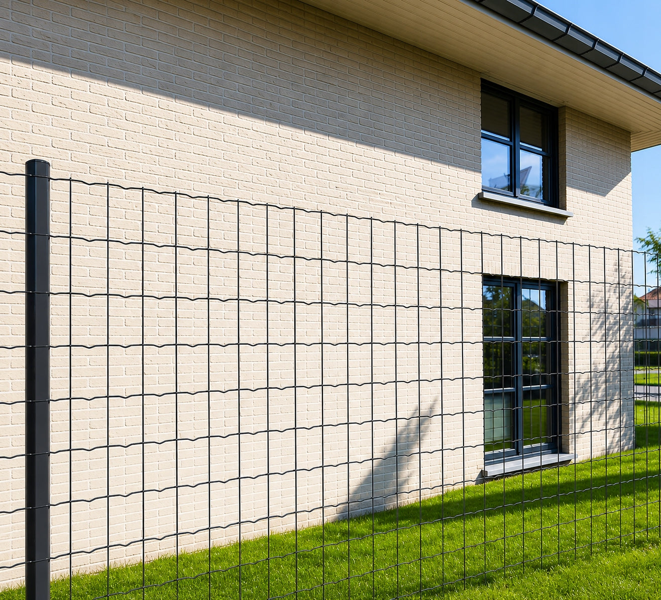 FENCE MESH 100 cm COATED 1 m WELDED 20 m anthracite eye10x10 Manufacturer no brand
