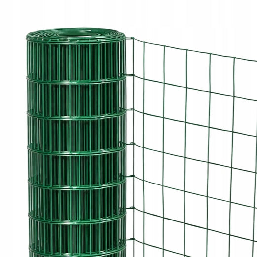 FENCE MESH 150 cm COATED 1,5 m WELDED 20 m green eye10x10
