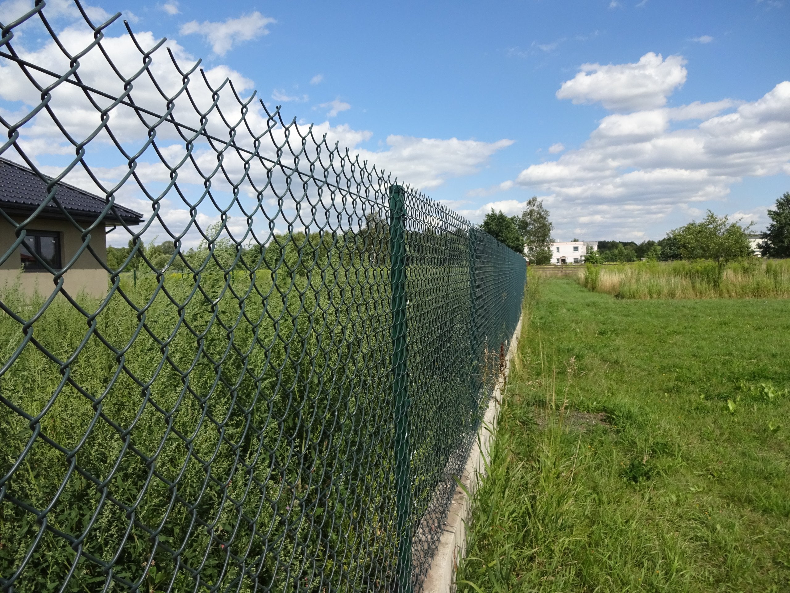 FENCE MESH 3,1mm 65mm 150cm green 10M PVC COATED 1,5m 6,5cm Length 10 m