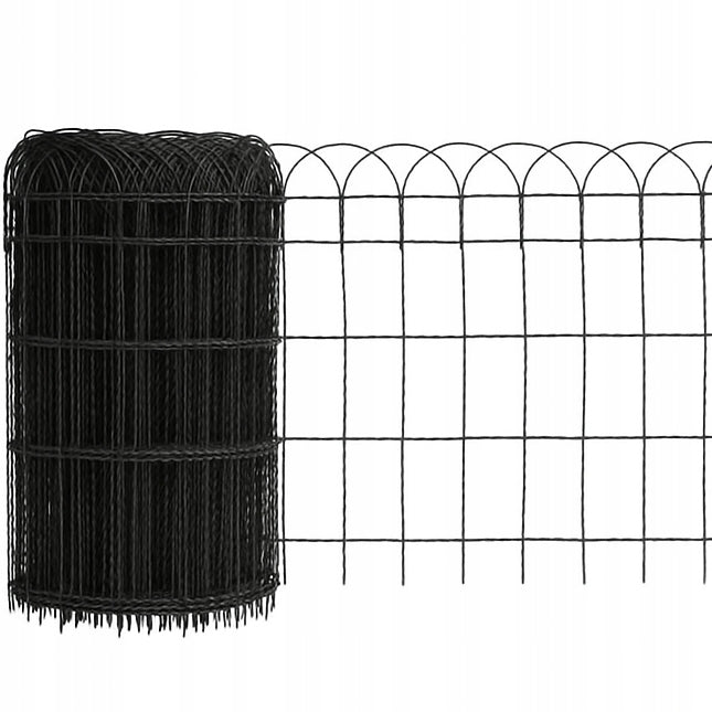 FENCE MESH DISCOUNT 65 cm PVC COATED 0.6 m roll 10 mb anthracite Packaging status original