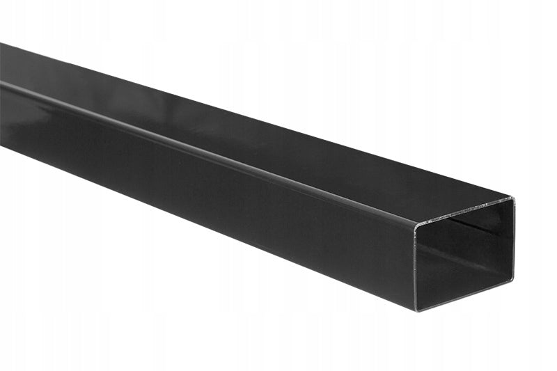 FENCE POST 60x40x1,3mm 200cm ANTHRACITE posts lacquered graphite 2m