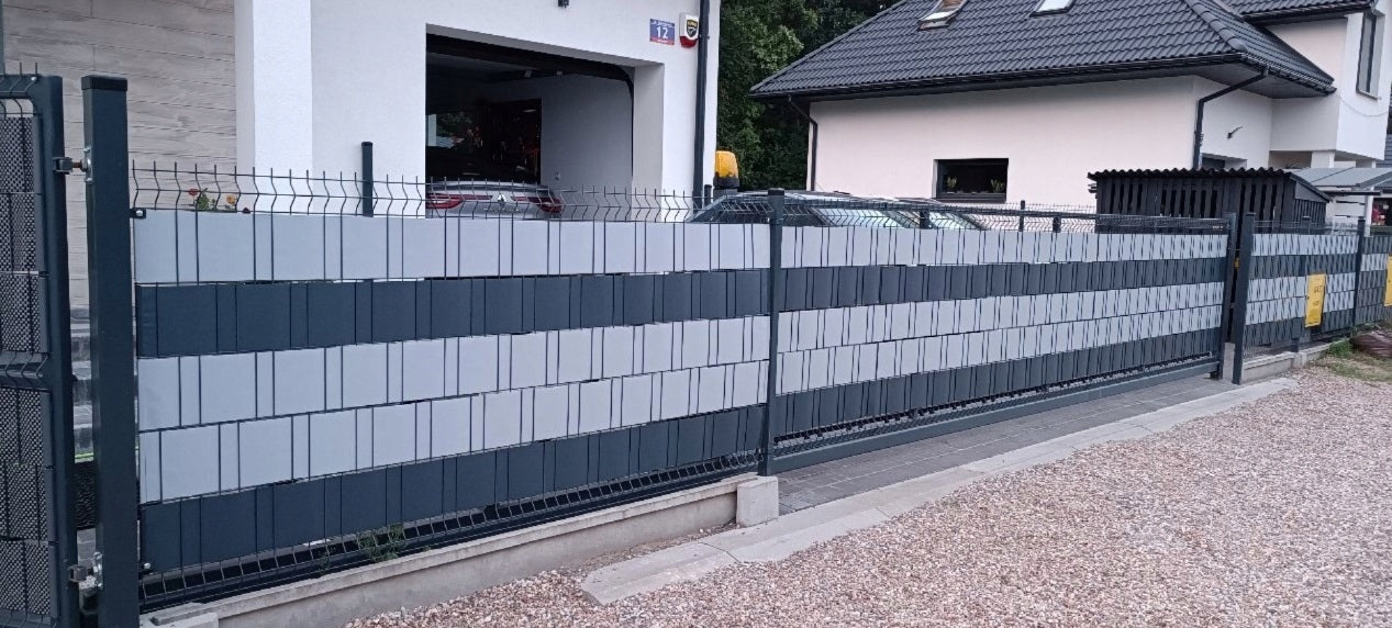 FENCE TAPE 19cmx50m +UV COVER FOR PANEL FENCES FENCE GREY Manufacturer code Taśma ogrodzeniowa 19cmx50mb szara