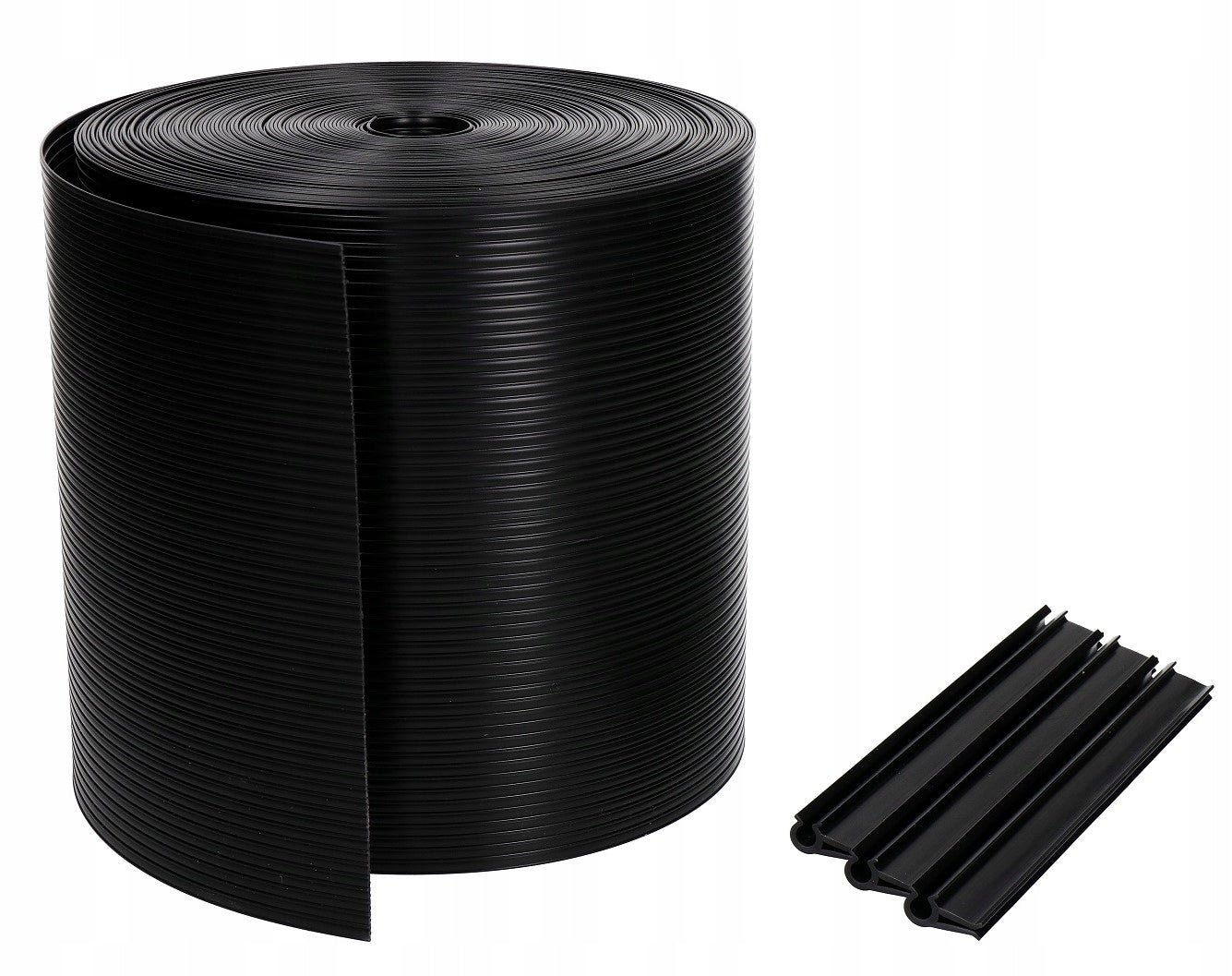 FENCE TAPE 19x26 PREMIUM POLYPROPYLENE 1,2mm FOR PANELS FENCE BLACK Manufacturer code TAŚMA SELECT CZARNA 19x26