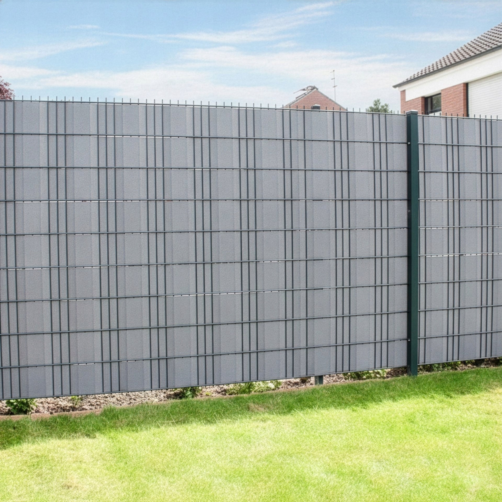 FENCE TAPE 4,75x35m GREY COVER FOR PANEL FENCE CLIPS Packaging status original