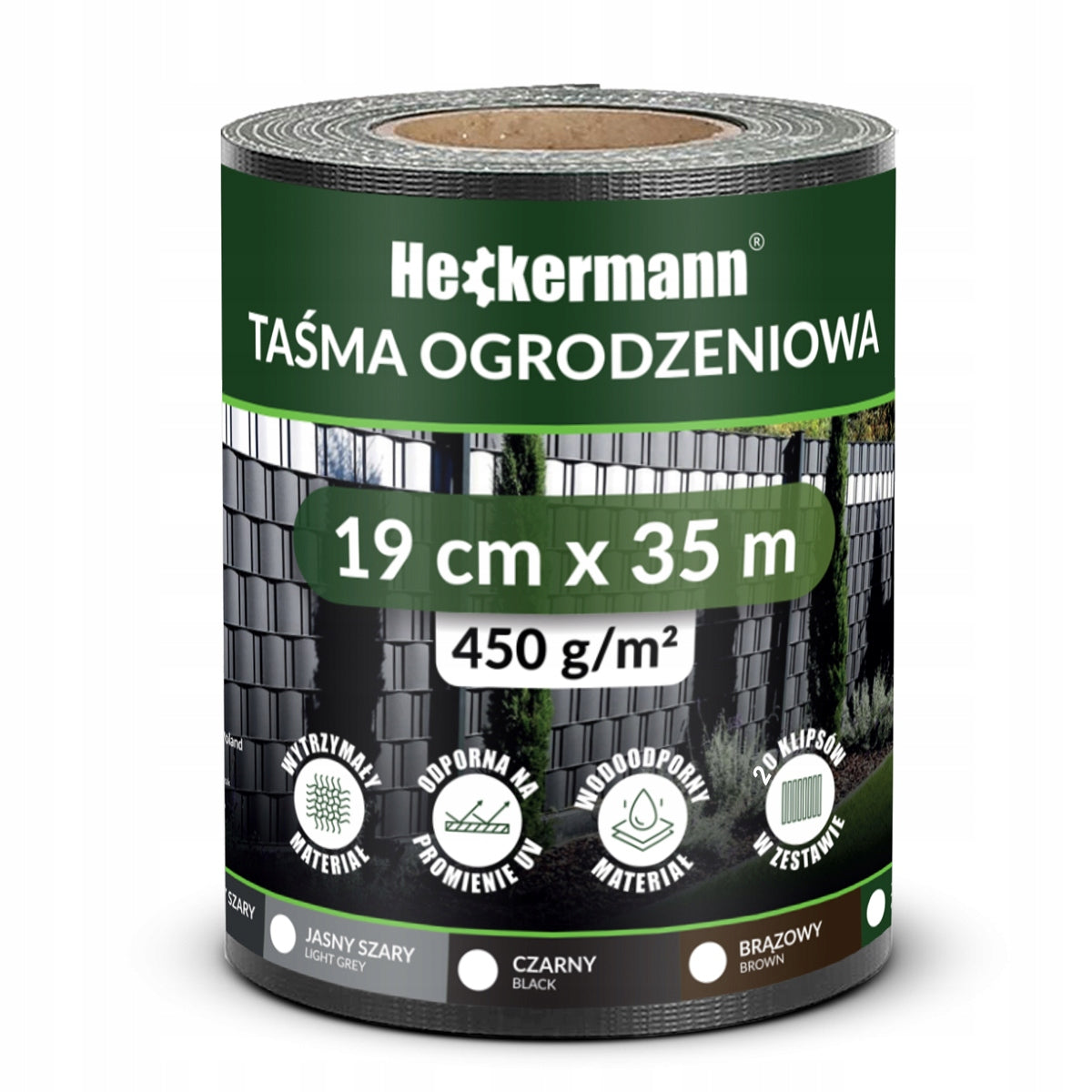 FENCE TAPE FENCE COVER PANEL FENCE ANTHRACITE UV 19 x 35m Manufacturer code 5905325716603