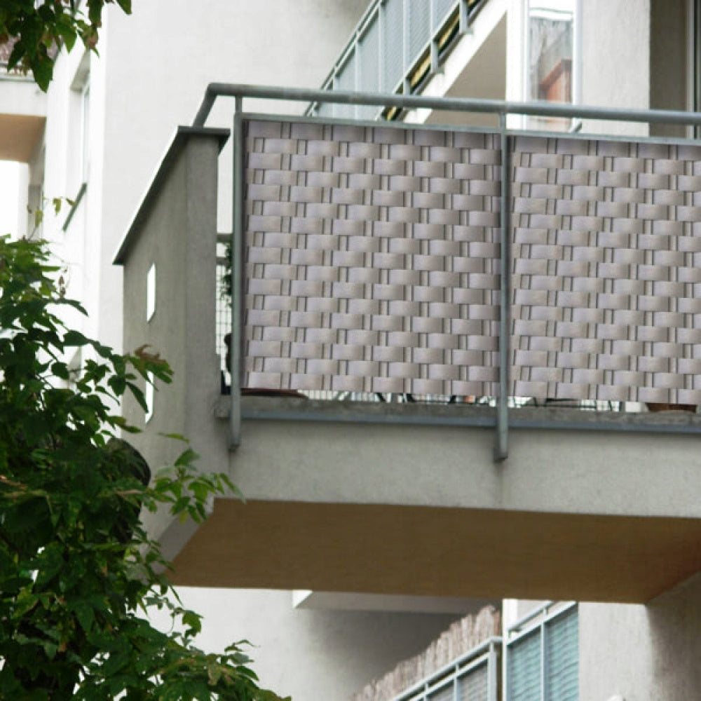 FENCE TAPE GREY FENCE COVER UV PANEL FENCE 4,75x35m Style rock garden Japanese garden rural garden modern garden mediterranean garden