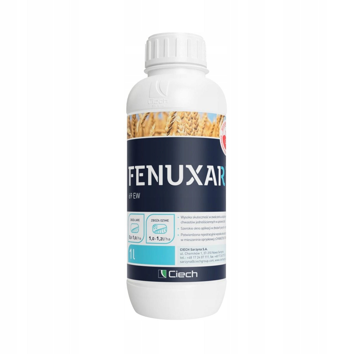 FENUXAR 69 EW 1L Weed Killer Cereal Broom Deaf Oats CIECH