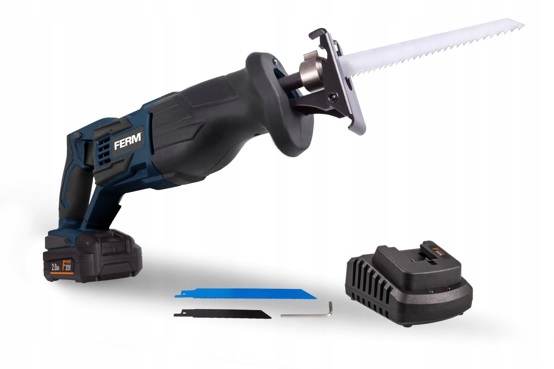 FERM FOX TAIL JIGSAW RECIPROCATING SAW 20v +BATTERY +ORDER