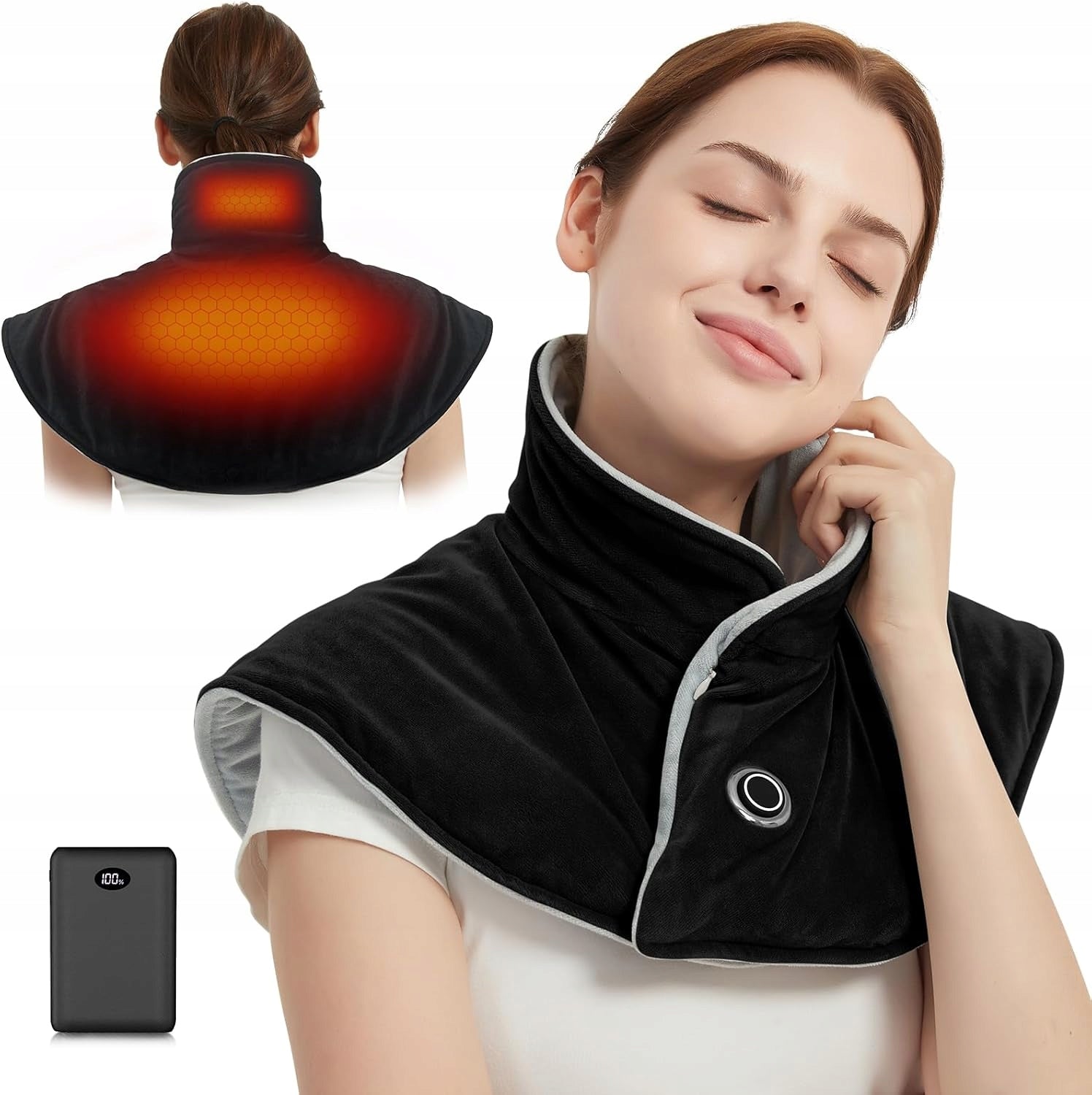 FERNIDA Heated BLANKET wireless heating TANK TOP 10000mAh 107x130