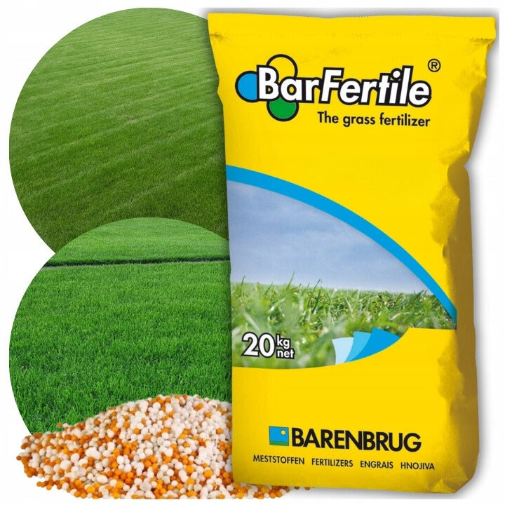 FERTILIZER BARFERTILE ECO 14-5-8 FERTILIZER FOR GRASS AND LAWN Barenbrug BAG 20kg