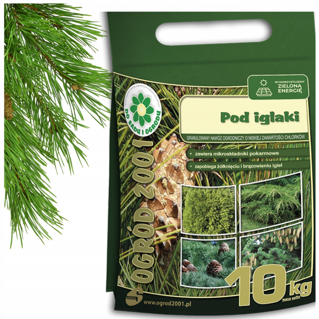 FERTILIZER FOR CONIFERS GARDEN 2001 SIARKOPOL 10KG GRANULATED FOR CONIFERS THUJA Manufacturer code NAWÓZ 2001 IGLAK 10KG