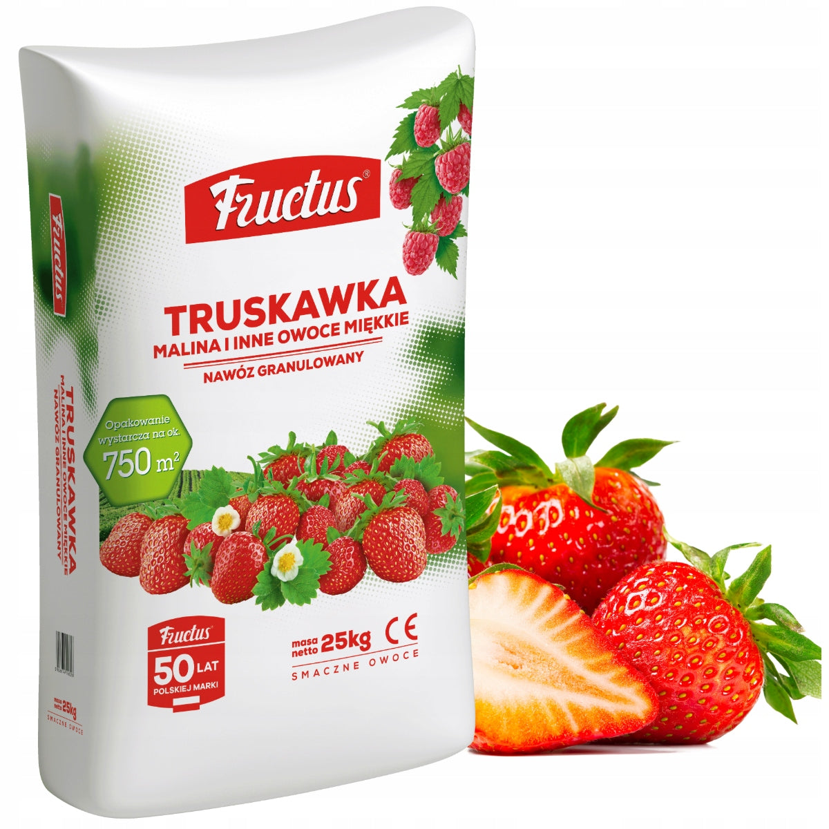 FERTILIZER FOR RASPBERRY STRAWBERRIES FRUCTUS 25KG GRANULATED FOR SOFT FRUIT